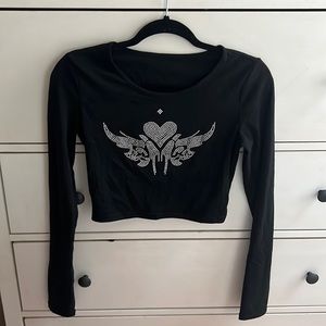 Rhinestone Long Sleeve